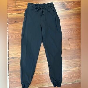 Black Lululemon Keep moving Joggers
